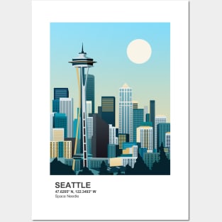 Seattle Space Needle, Washington Posters and Art